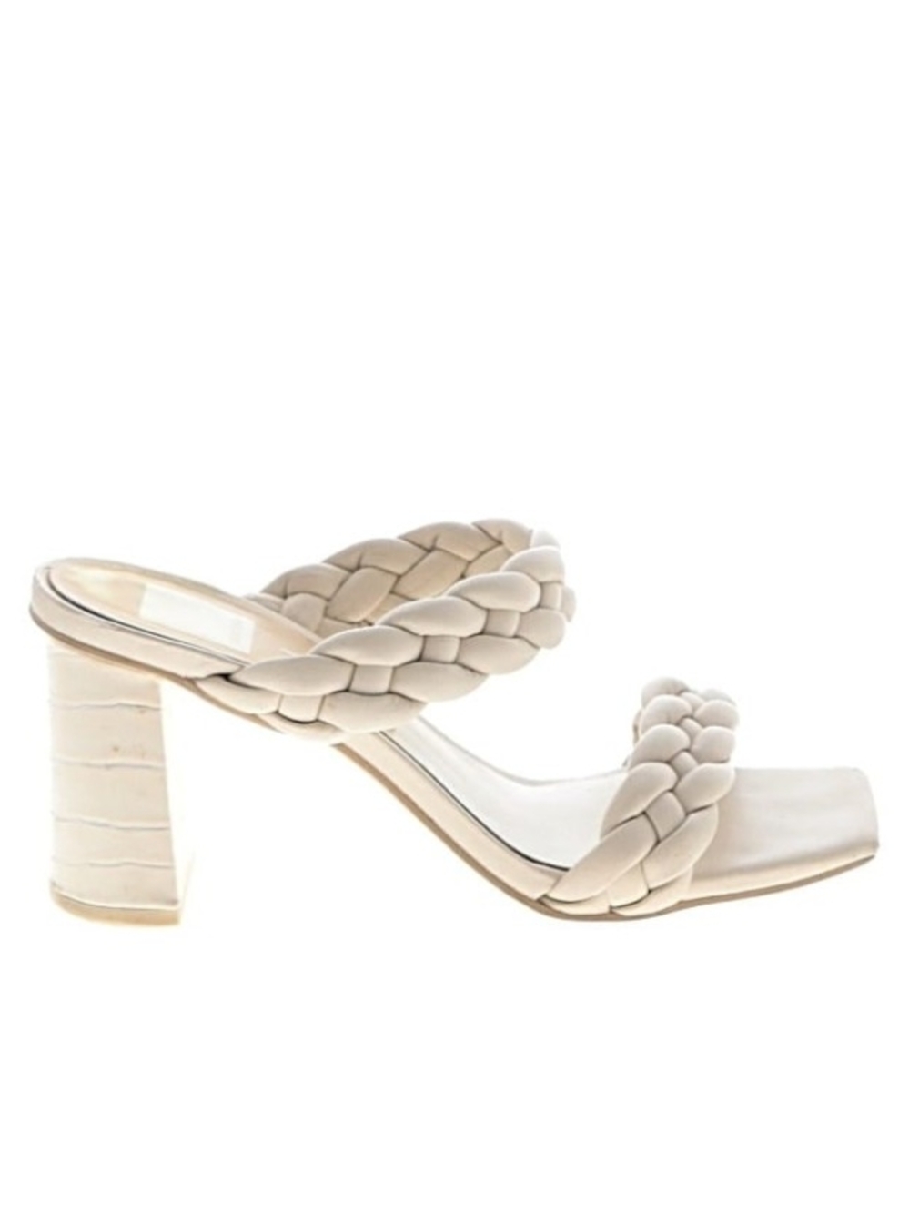 Dolce Vita - Braided Double-Strap Block Heel Sandal - Cream (7.5)